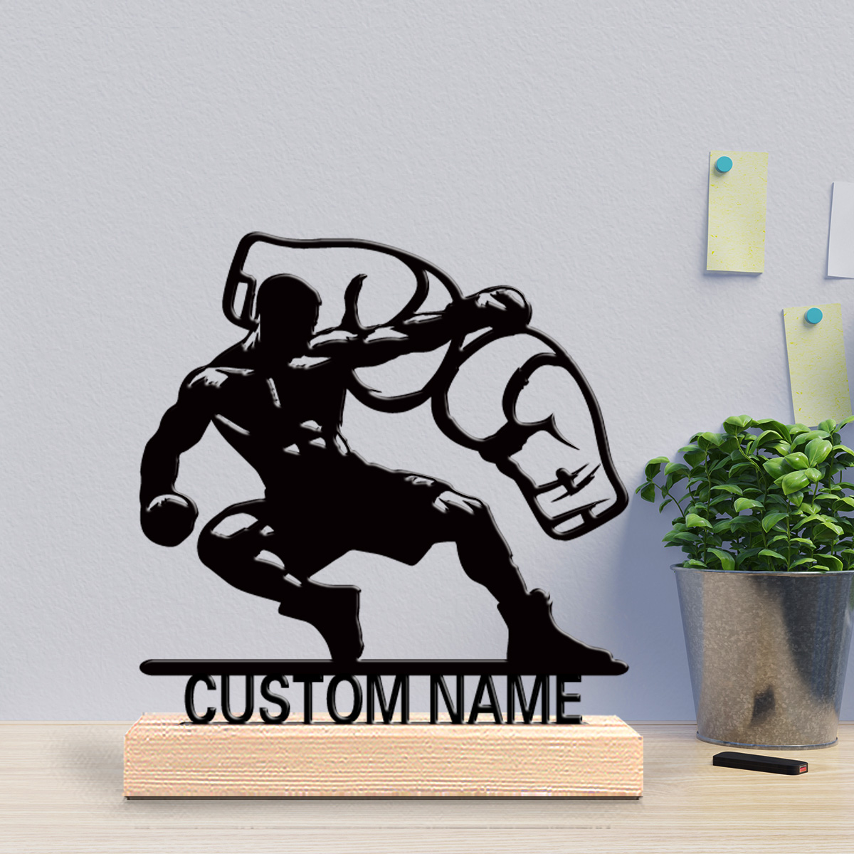 Industrial Laser Cutting - 1pc Mysterious Personalized Custom Boxing Metal