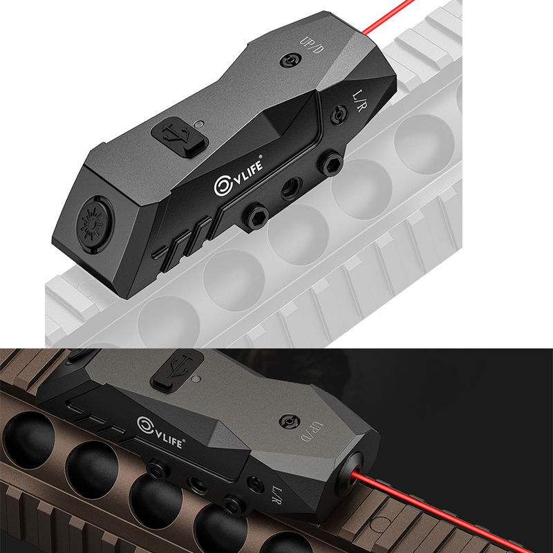 Industrial Laser Gun - CVLIFE Rechargeable Rifle Red /Green Laser
