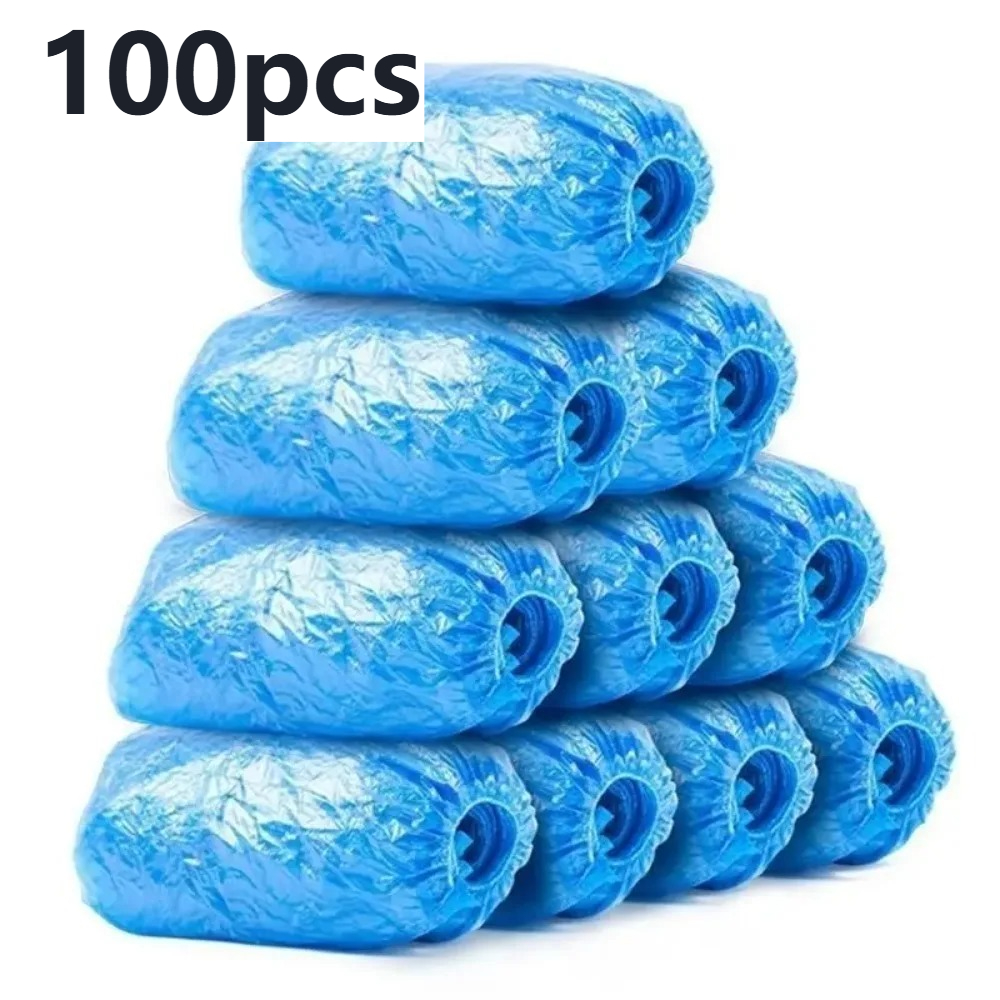 Dust Shoe Cnc - 100PCS disposable waterproof shoe cover plastic