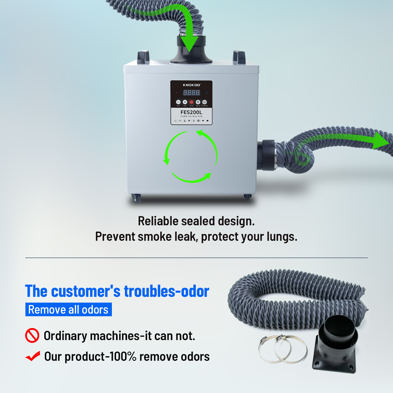 Laser Fume Extractor with Exha - Industrial Laser Fume Extractor ulasan dan harga