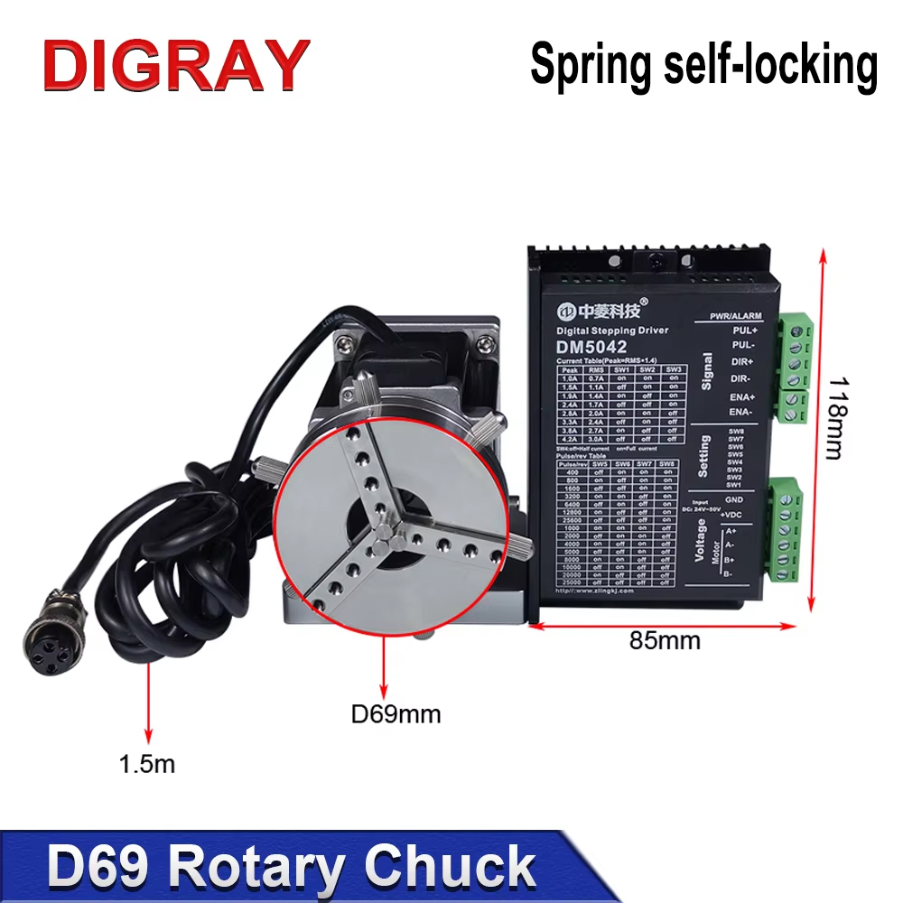 DIGRAY D69 CNC Router Laser Ma - Rotary Axis Laser Engraver ulasan dan harga