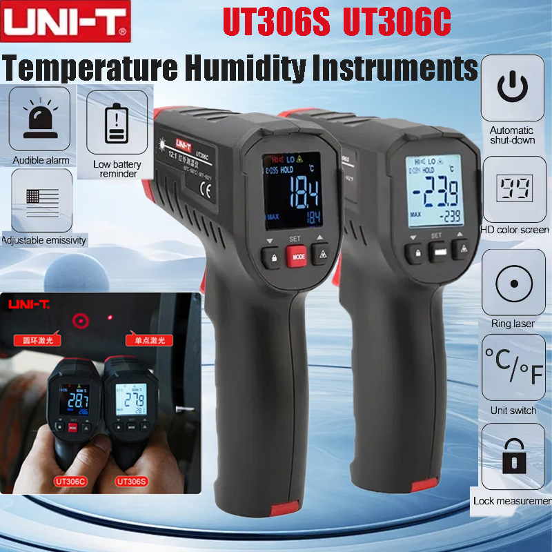 UNI-T UT306S UT306C Digital Th - Industrial Laser Gun ulasan dan harga