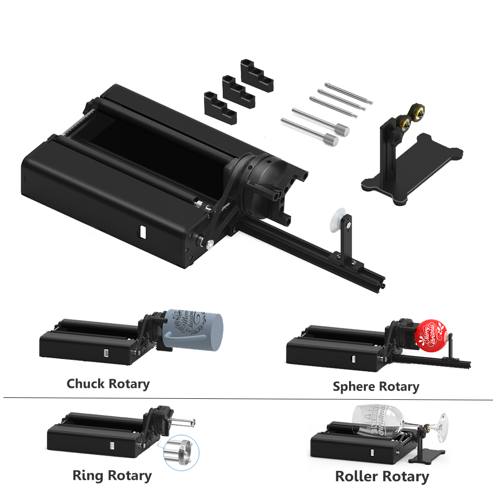 Twotrees TR2 PRO Rotary Roller - Rotary Axis Laser Engraver ulasan dan harga