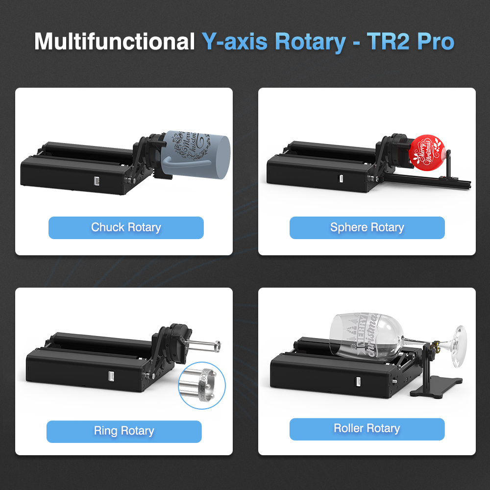Twotrees TR2 PRO Rotary Roller - Rotary Axis Laser Engraver ulasan dan harga