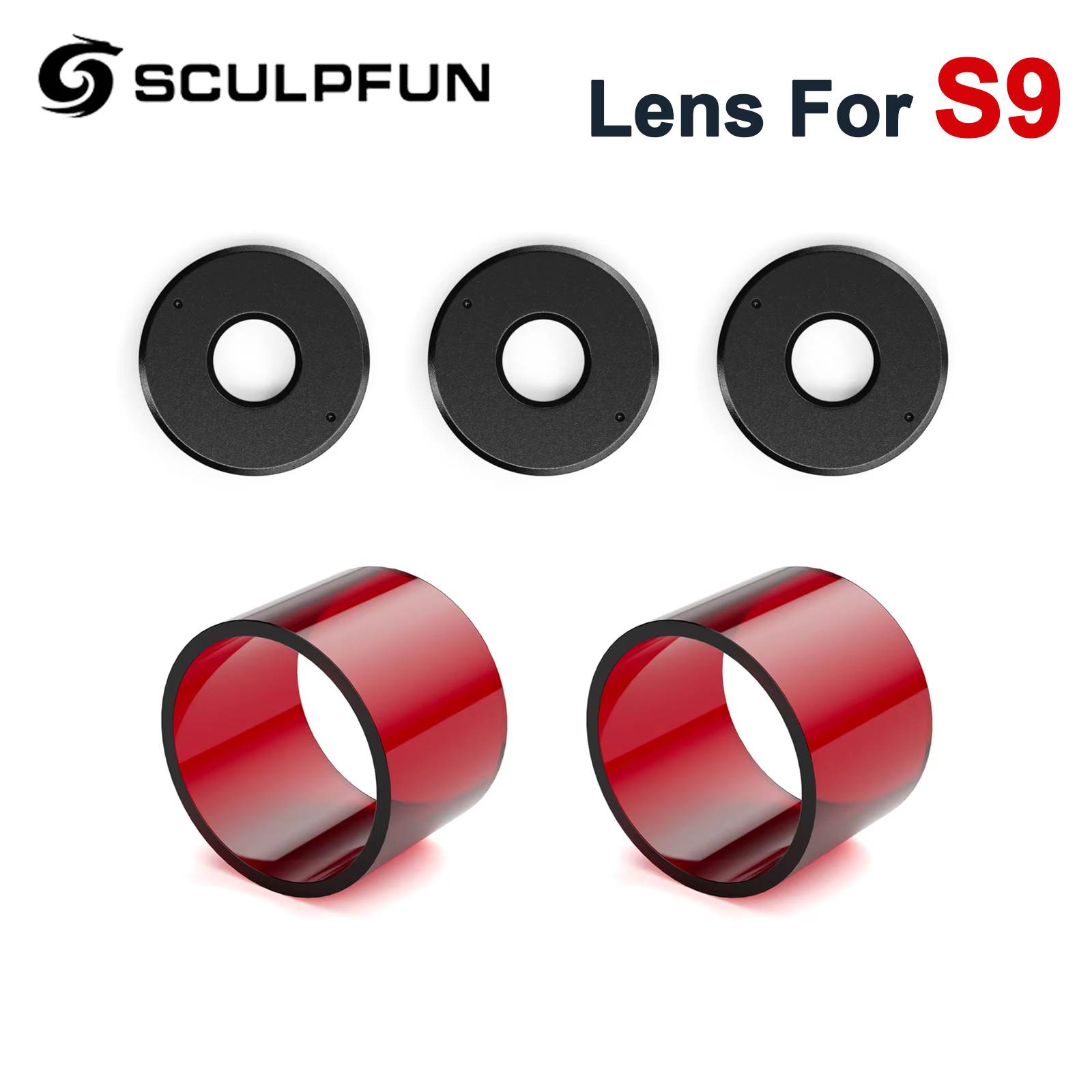 SCULPFUN S9 Focus Lens 3Pcs Se - Laser Focus Lens ulasan dan harga