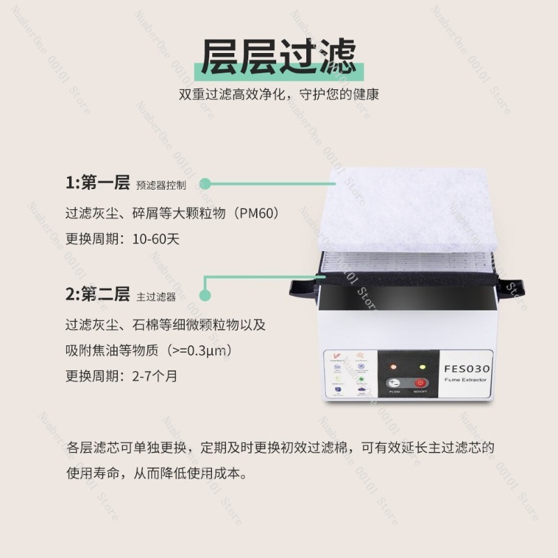 Compact Industrial Smoke Purif - Industrial Laser Fume Extractor ulasan dan harga