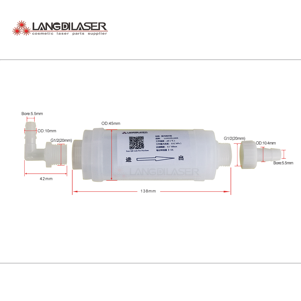 Diode Laser Water Filter Syste - Industrial Laser Hair Removal Machine ulasan dan harga