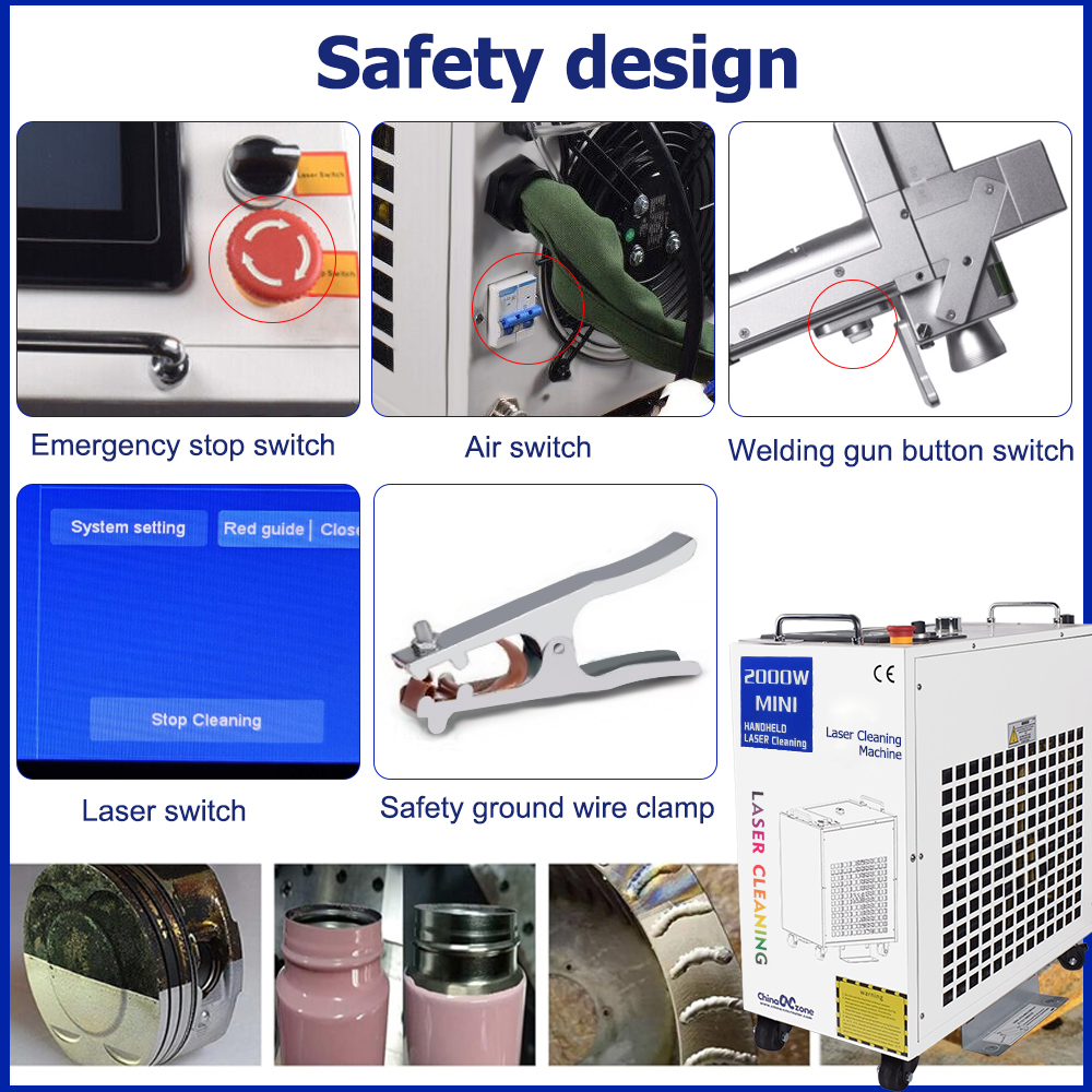 2000W Cleaning Machine Fiber L - Industrial Laser Removal Machine ulasan dan harga