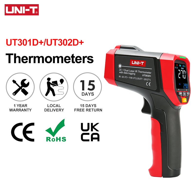 UNI-T Digital Infrared Thermom - Industrial Laser Gun ulasan dan harga
