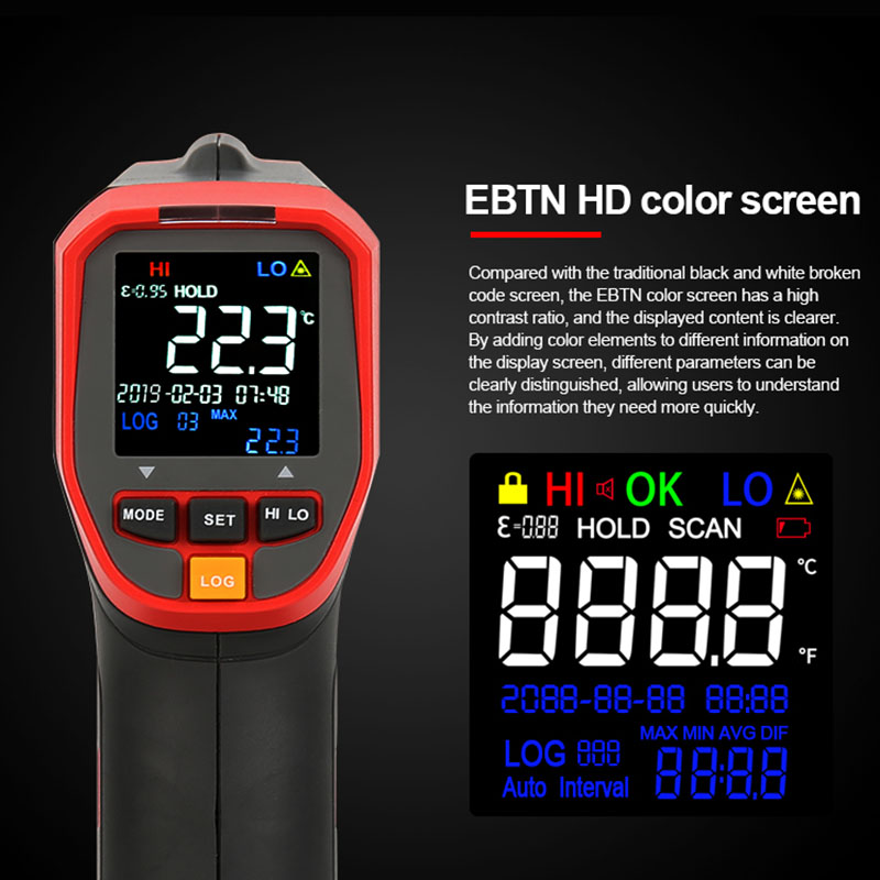 UNI-T Digital Infrared Thermom - Industrial Laser Gun ulasan dan harga