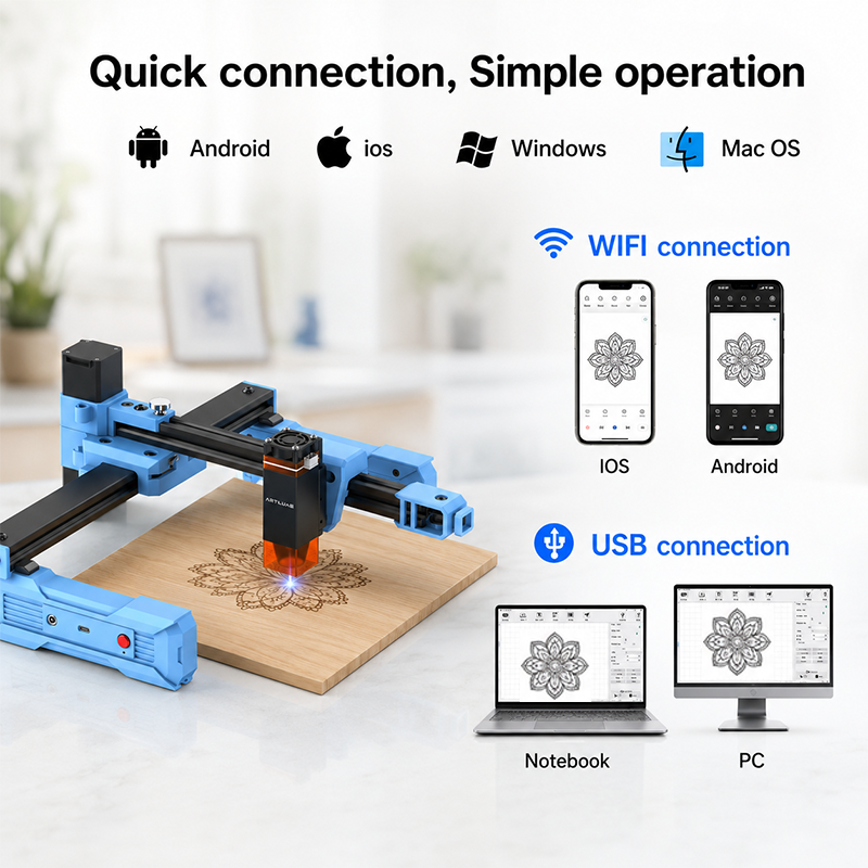 Artilume D2 2.5/6W Foldable La - Industrial Laser Cutting ulasan dan harga
