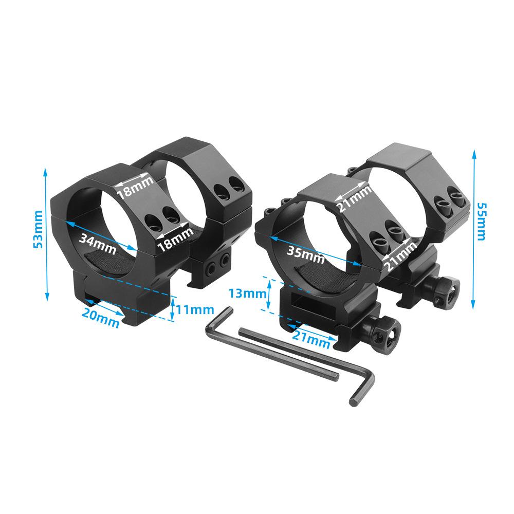 35mm/34mm Rifle Scope Mount Ri - Industrial Laser Gun ulasan dan harga