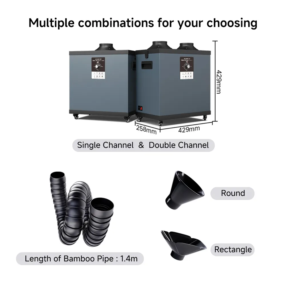 KNOKOO 200W Industrial Dust Fi - Industrial Laser Fume Extractor ulasan dan harga