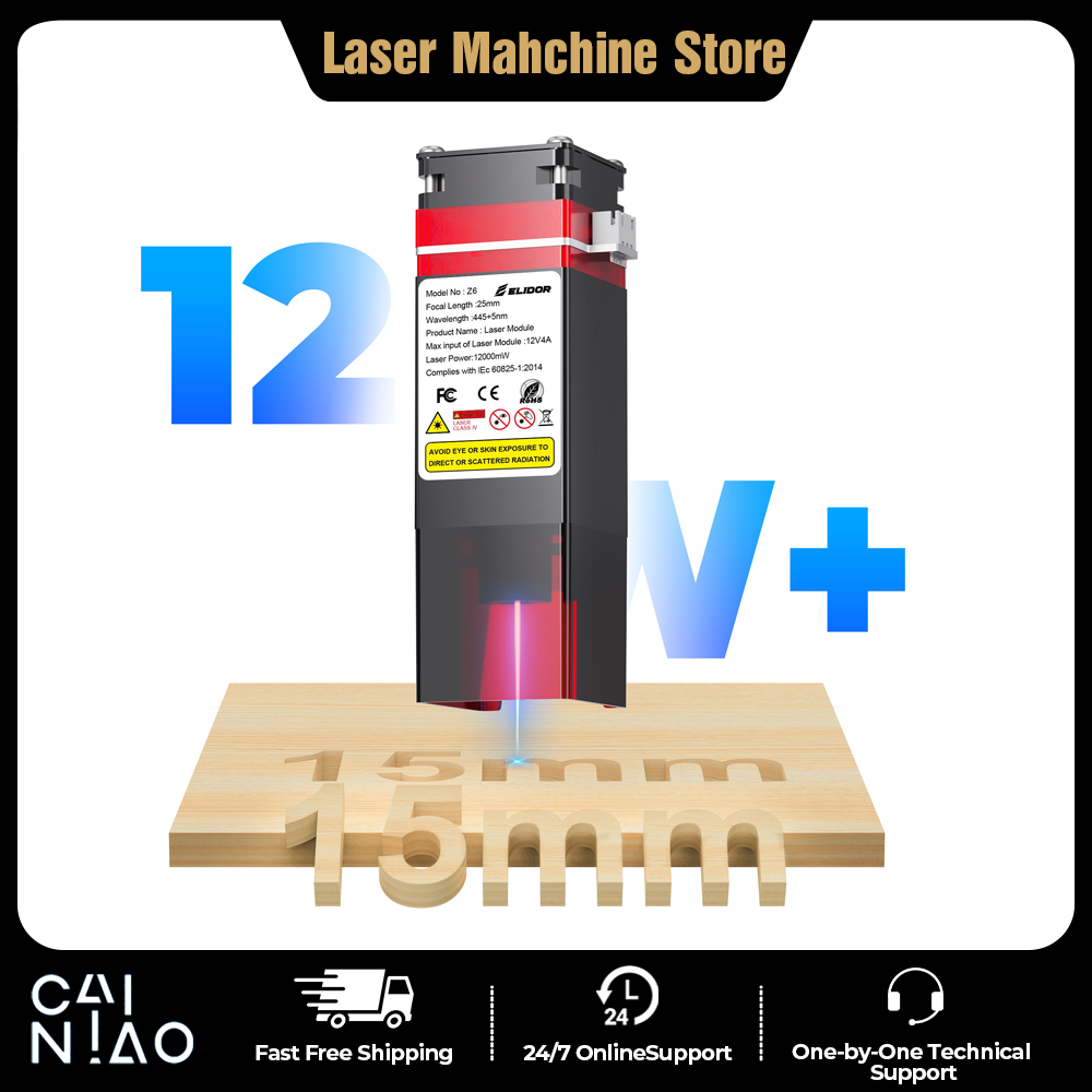 ELIDOR Z6 6W/12W Laser Module  - Industrial Laser Cutting ulasan dan harga