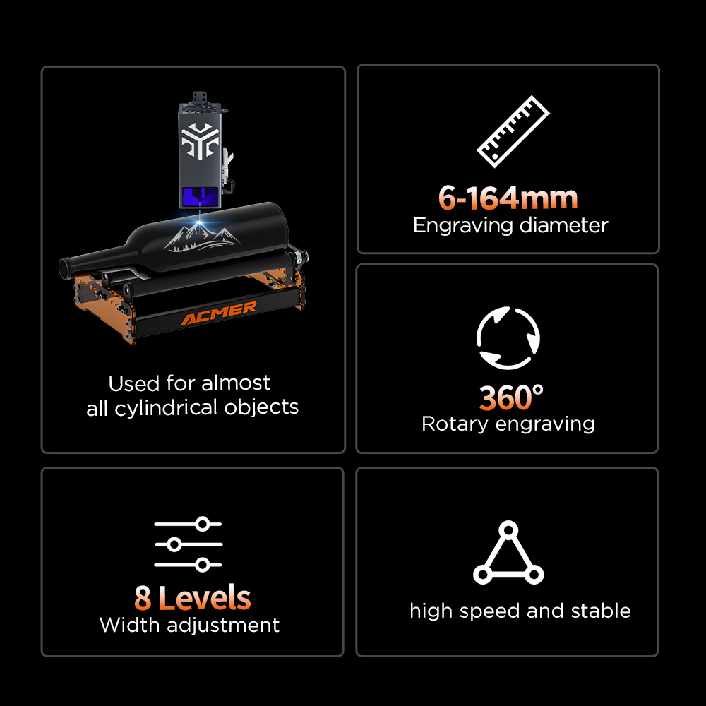 ACMER M3 Laser Rotary Roller 3 - Industrial Laser Cutting ulasan dan harga