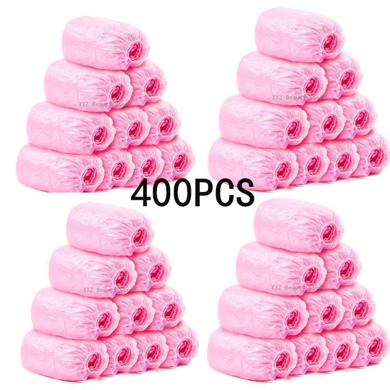 Pink Plastic Shoe Covers 100/2 - Dust Shoe Cnc ulasan dan harga