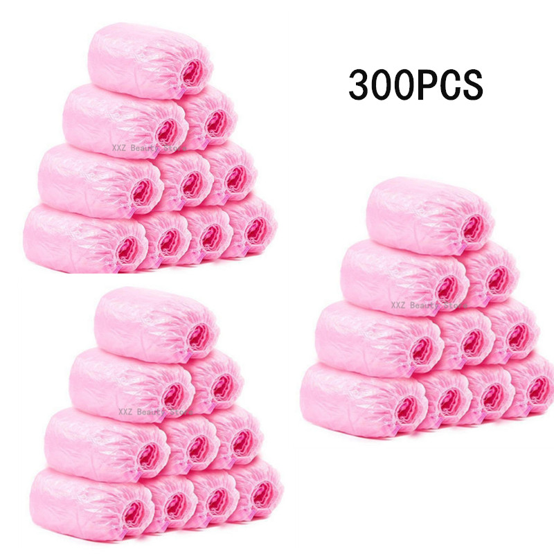 Pink Plastic Shoe Covers 100/2 - Dust Shoe Cnc ulasan dan harga