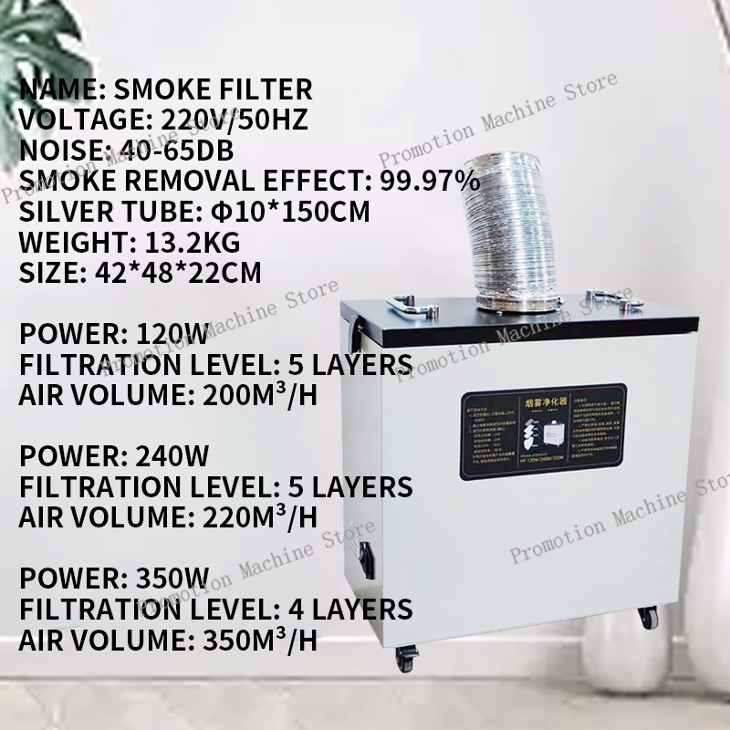 240W Pure Air Fume Extractor I - Industrial Laser Fume Extractor ulasan dan harga