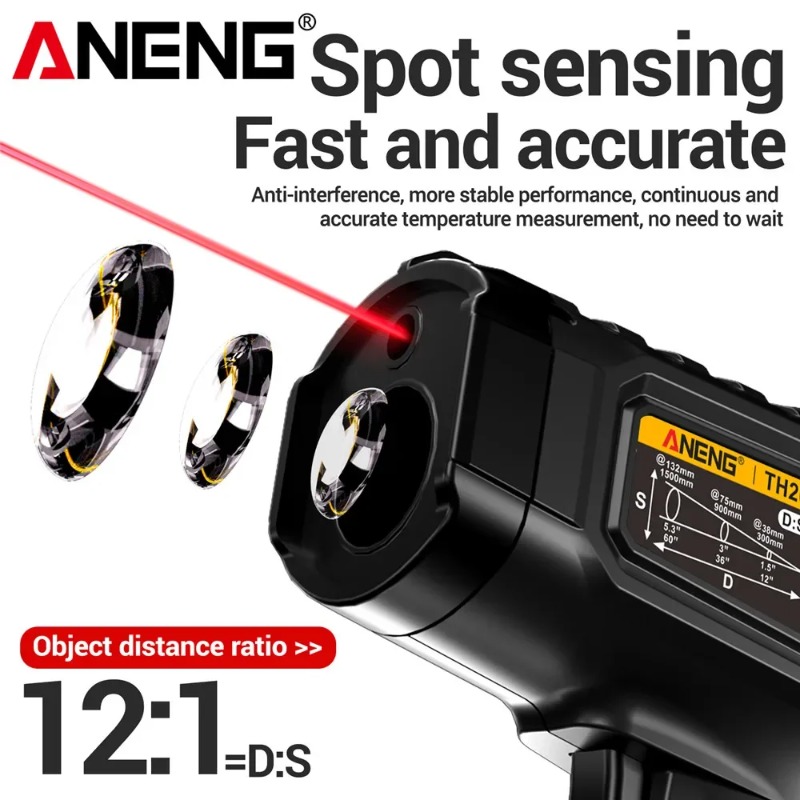 ANENG TH202 Industrial Handhel - Industrial Laser Gun ulasan dan harga
