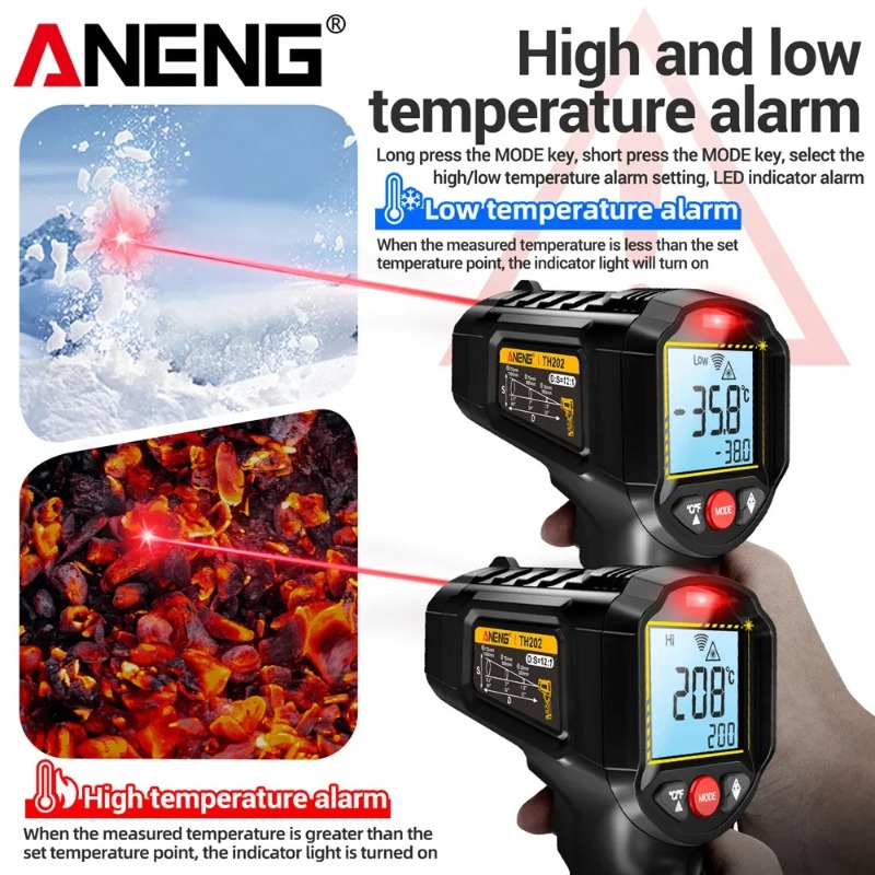 ANENG TH202 Industrial Handhel - Industrial Laser Gun ulasan dan harga