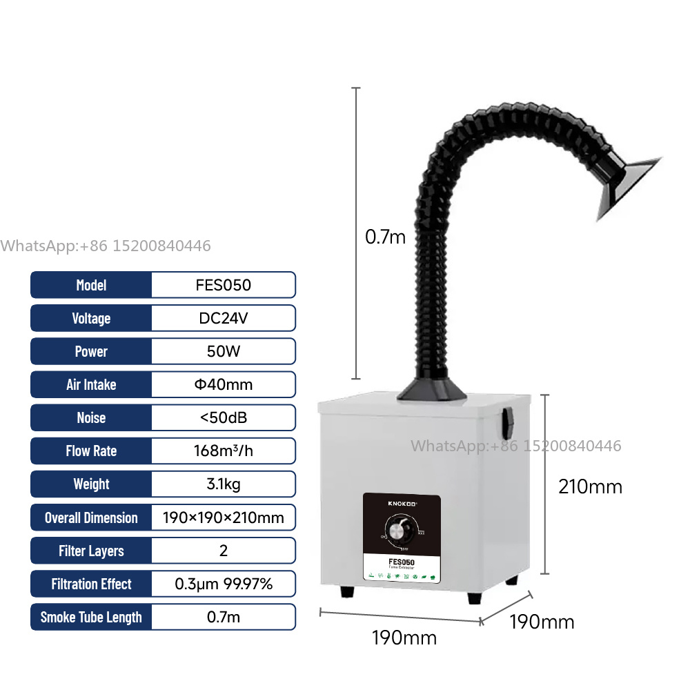 Industrial-Grade Solder Fume E - Industrial Laser Fume Extractor ulasan dan harga