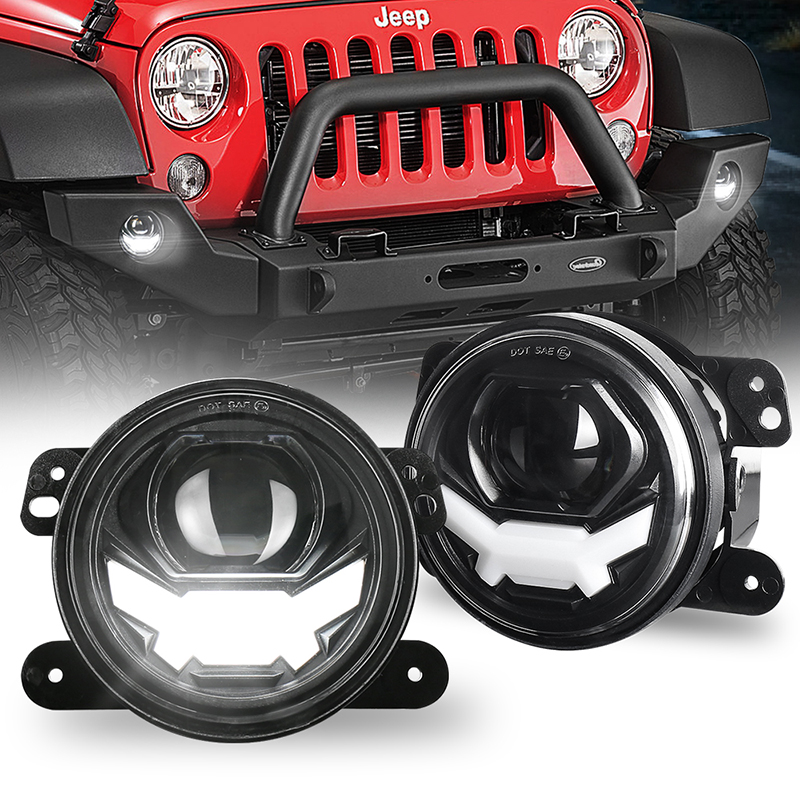 4inch LED Fog Lights 30W DRL L - Laser Focus Lens ulasan dan harga