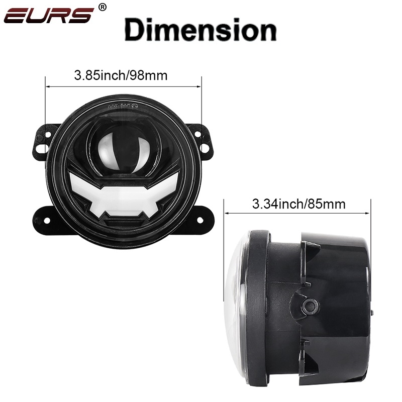 4inch LED Fog Lights 30W DRL L - Laser Focus Lens ulasan dan harga
