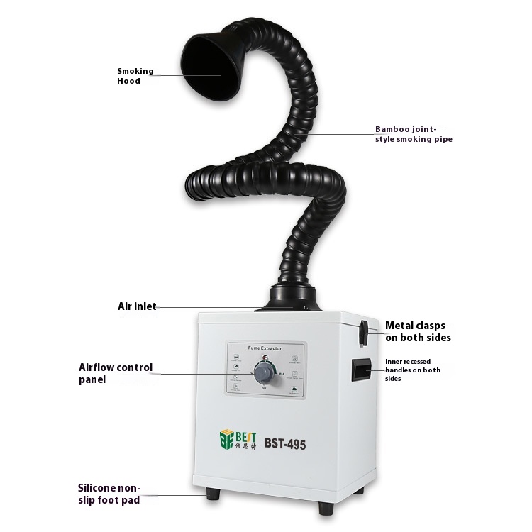 BST-495 filter Exhaust Industr - Industrial Laser Fume Extractor ulasan dan harga