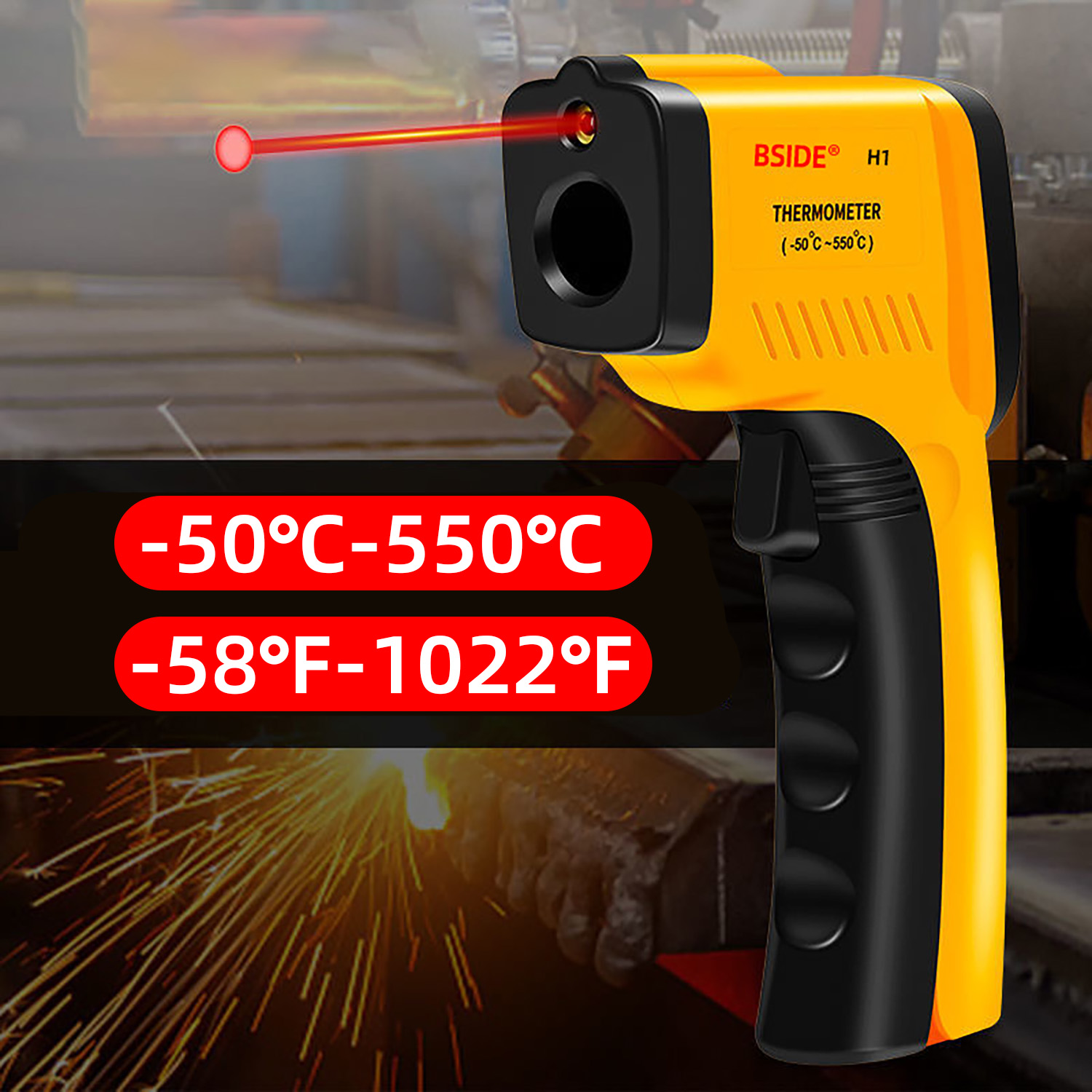 Digital Infrared Thermometer - - Industrial Laser Gun ulasan dan harga