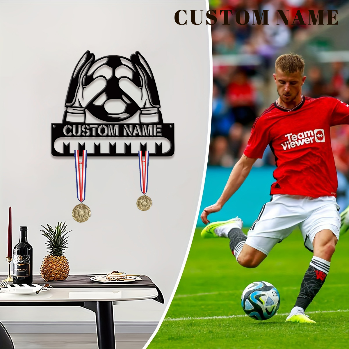 Custom Football Player Metal M - Industrial Laser Power ulasan dan harga