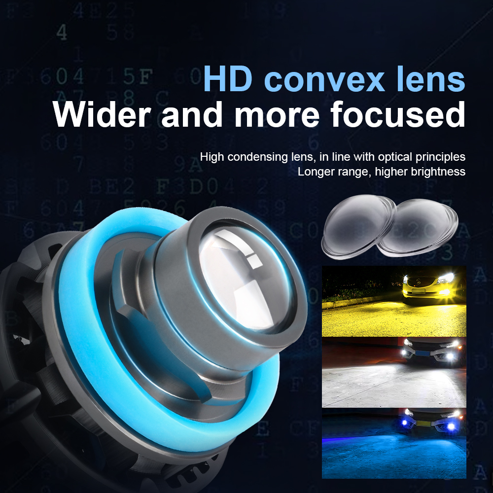 2pcs Car Laser H7 H11 9005 900 - Laser Focus Lens ulasan dan harga