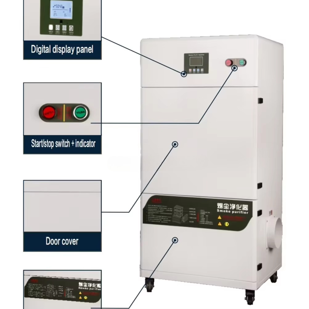 Industrial laser cutting flue  - Industrial Laser Fume Extractor ulasan dan harga