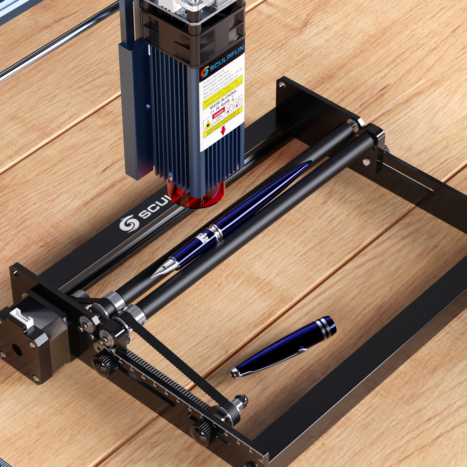 SCULPFUN Laser Rotary Roller L - Rotary Axis Laser Engraver ulasan dan harga