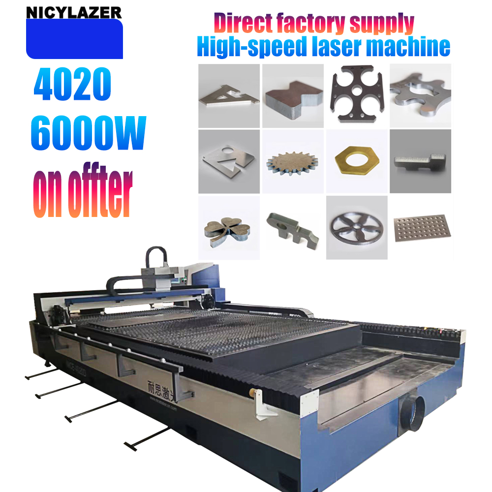 NICYLAZER CNC 6000W 4020 Fiber - Industrial Laser Cutter For Metal ulasan dan harga