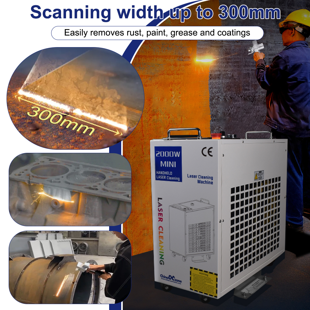 3000W Laser Cleaning Machine F - Industrial Laser Removal Machine ulasan dan harga