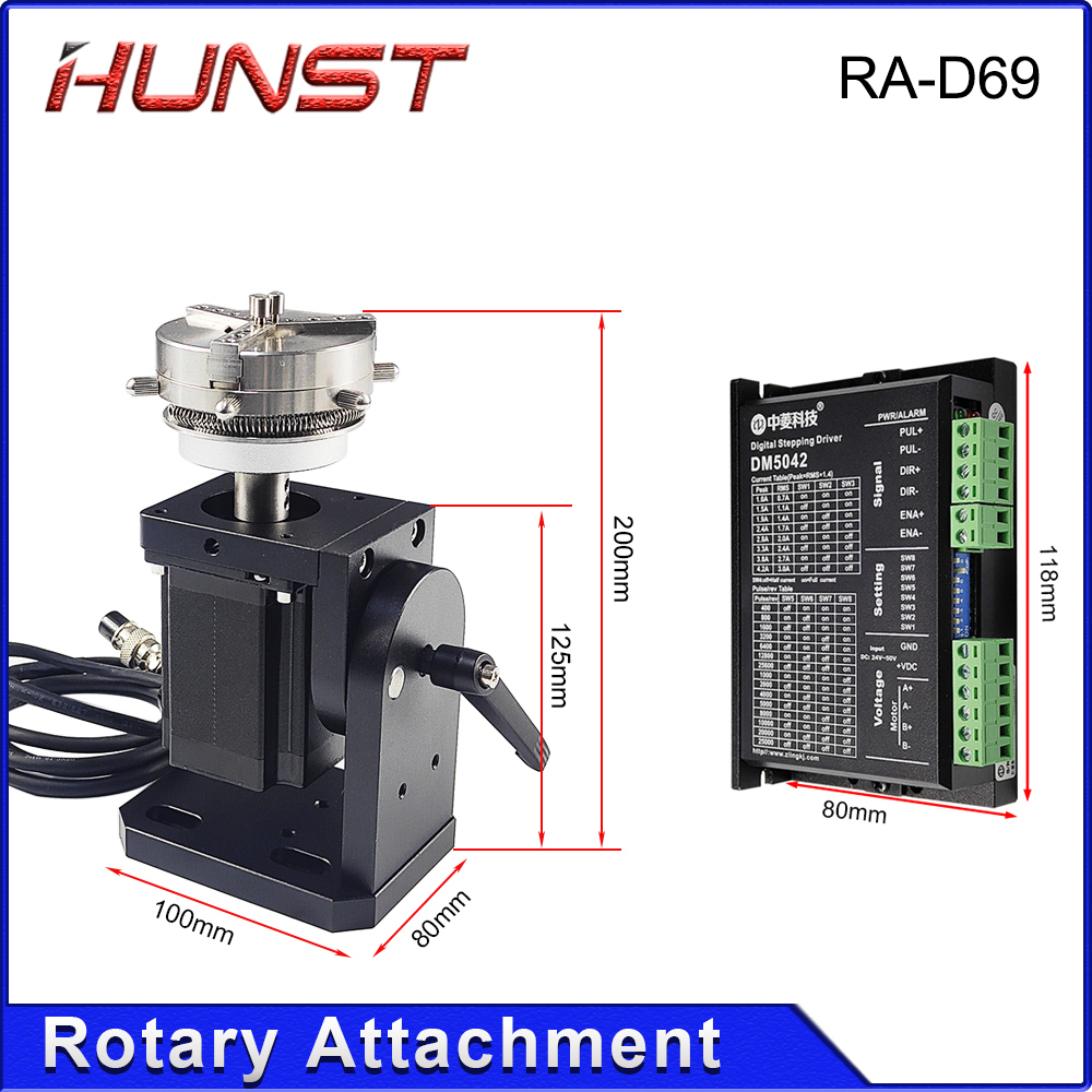 Hunst D69 D60 Laser Marking Ma - Rotary Axis Laser Engraver ulasan dan harga