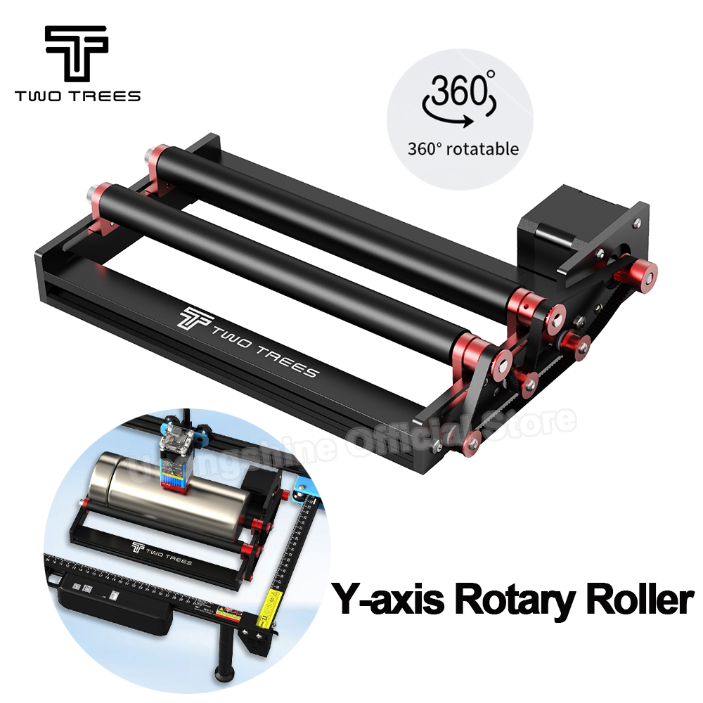 Twotrees Laser Engraving Machi - Rotary Axis Laser Engraver ulasan dan harga