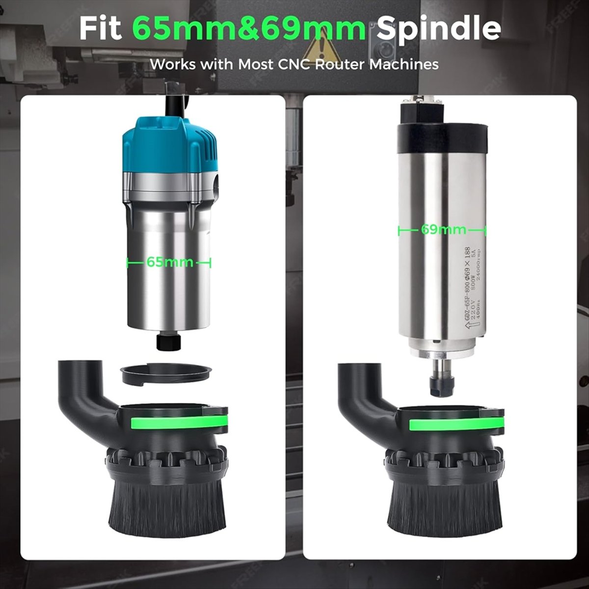 AS507 HAPPY^65mm & 69mm Diamet - Dust Shoe Cnc ulasan dan harga