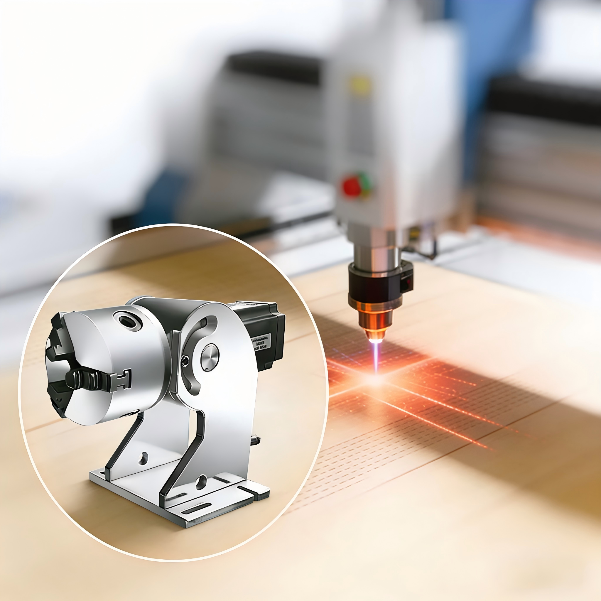 360° Laser Engraver Rotary Axi - Rotary Axis Laser Engraver ulasan dan harga